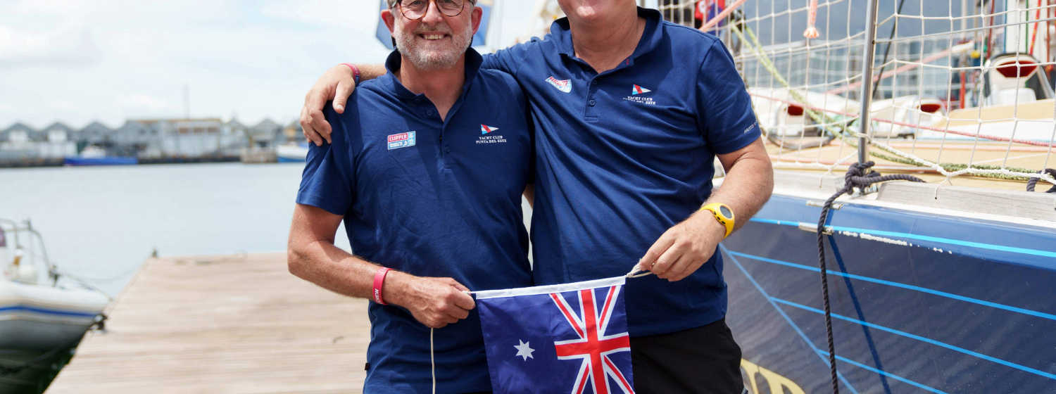 Sean and Aussie flag